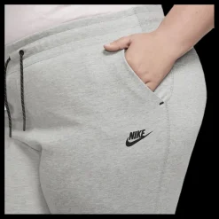 Best Nike Nsw Tch Flc Pant Plus Grey Grå