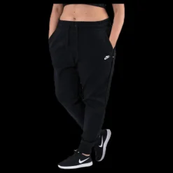 Nike Nsw Tch Flc Pant Plus White/Black Svart