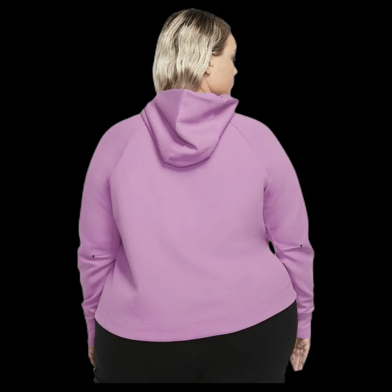 Nike Nsw tch flc wr hoody fz plus Pink Rosa