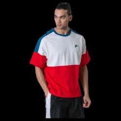 Best Nike Nsw Top CB Blue/White/Red Flerfärgad