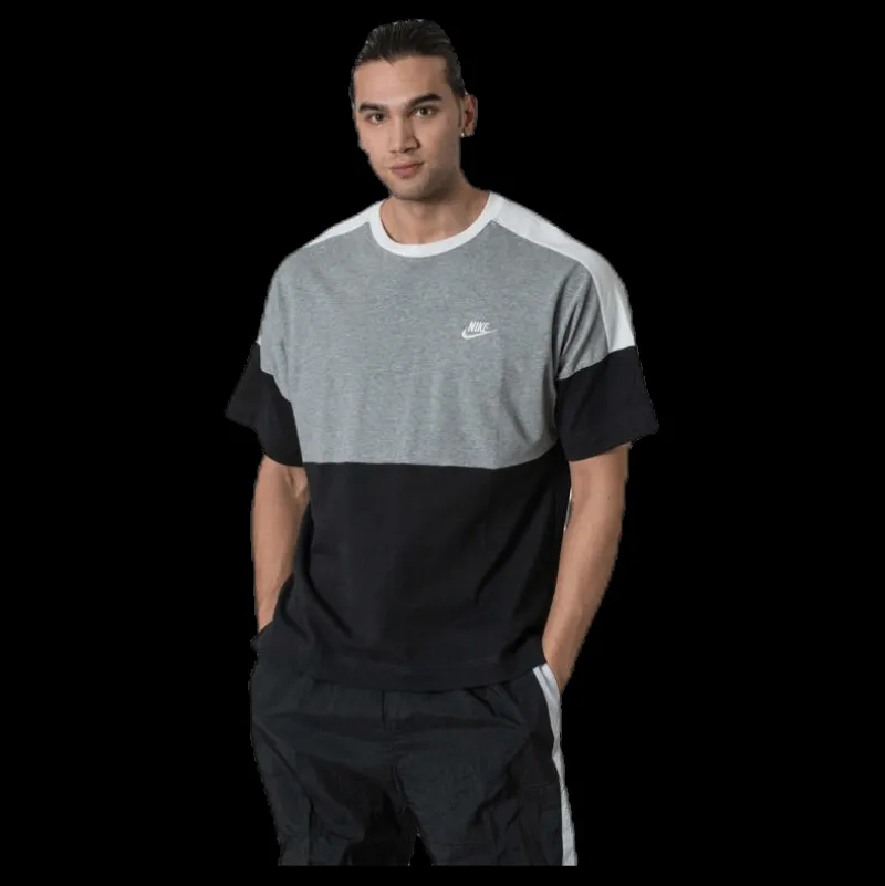New Nike Nsw Top CB White/Black Grå