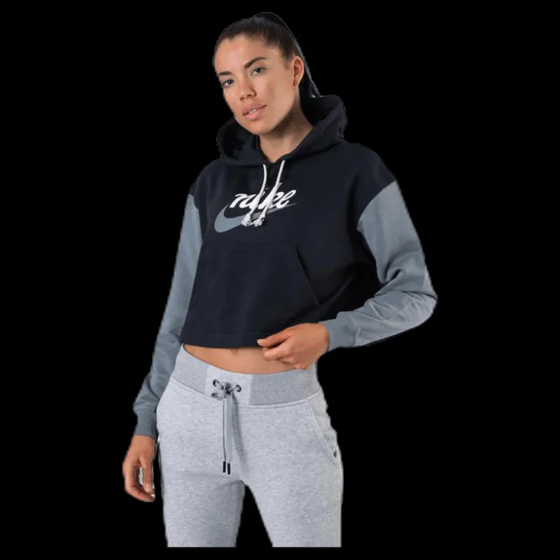 Nike Nsw Varsity Hoodie Black Svart Discount