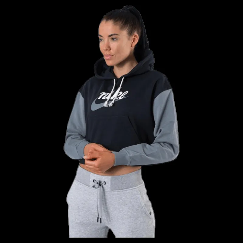 Nike Nsw Varsity Hoodie Black Svart Discount