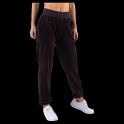 Hot Nike NSW Velour Pant Purple Svart