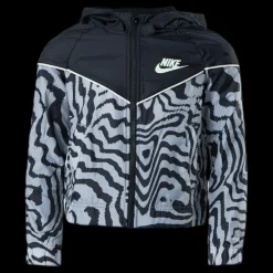 Outlet Nike NSW Windrunner AOP Jacket Black Svart