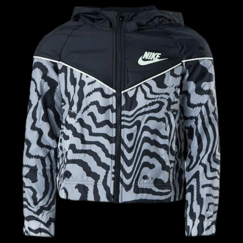 Outlet Nike NSW Windrunner AOP Jacket Black Svart