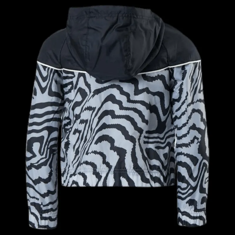 Outlet Nike NSW Windrunner AOP Jacket Black Svart