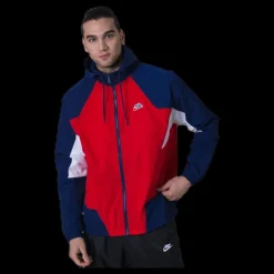 Hot Nike Nsw Wr Jacket Woven Signature Blue/Red Flerfärgad