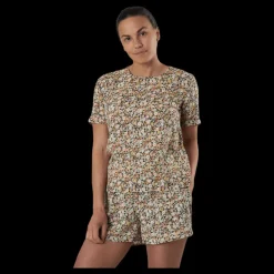 Outlet Pieces Nya Ss Top Black Svart