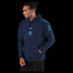 Discount Puma Olympique Marseille Culture Hoody II Blue Blå