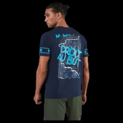 Puma Olympique Marseille Culture Tee II Blue Blå Sale
