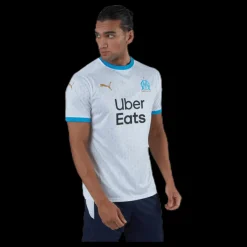 Online Puma Olympique Marseille Home Shirt Replica Blue/White Vit