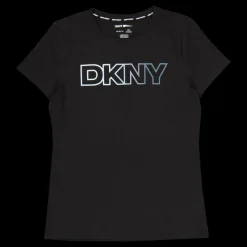 Sale DKNY Sport Ombre Outline Logo C Black/mineral Ombre Svart