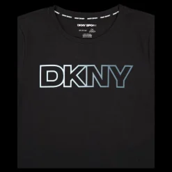 Sale DKNY Sport Ombre Outline Logo C Black/mineral Ombre Svart
