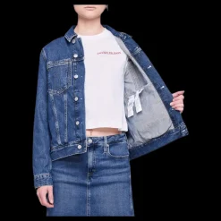 Calvin Klein Omega Embroidered Trucker Gray Hot