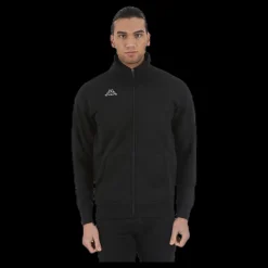 Sale Kappa Omini Sweat Jacket Black Svart