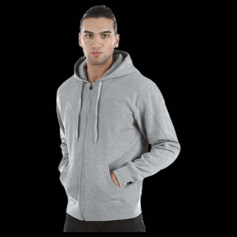 New Kappa Omni FZ Sweathood Grey Grå