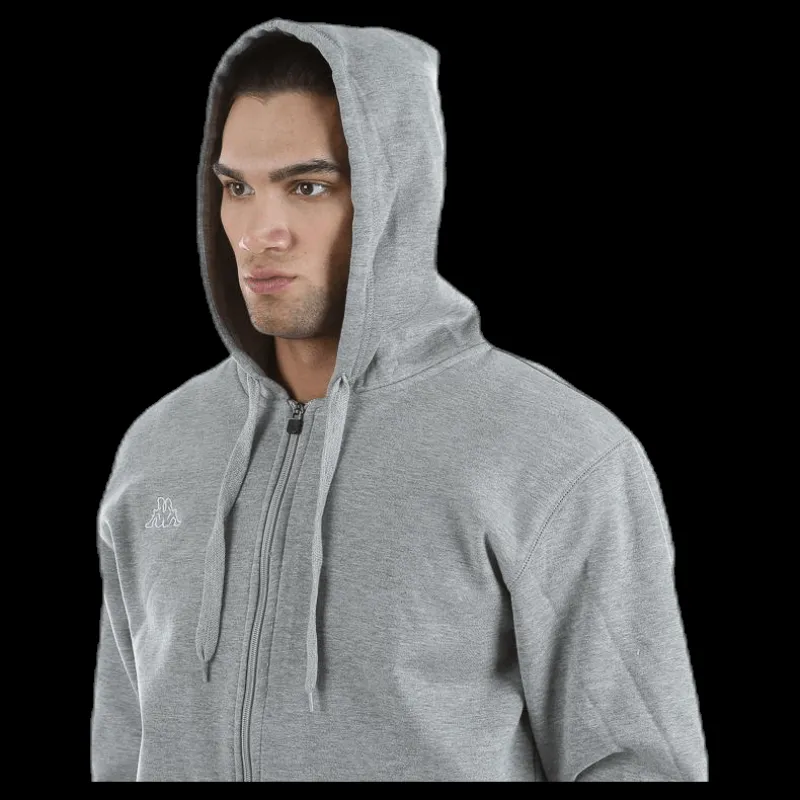 New Kappa Omni FZ Sweathood Grey Grå