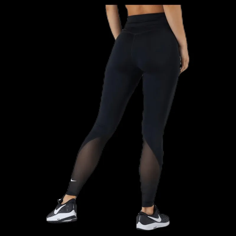 New Nike One 7/8 Tight White/Black Svart