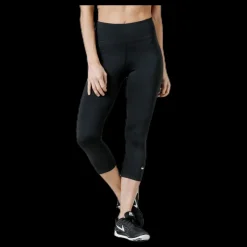 Outlet Nike One Capri White/Black Svart