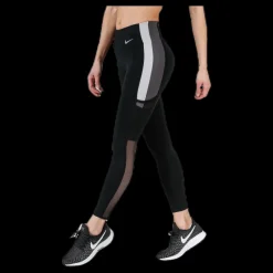 Clearance Nike One Lux 7/8 Tights Black/Grey Svart