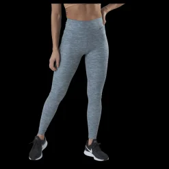 Nike One Luxe Heathered Mid Tight Grey Grå Online