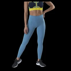 Online Nike One Mid Rise Tight 2.0 White Blå