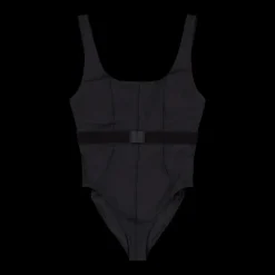 Calvin Klein One Piece-rp Black Svart Outlet