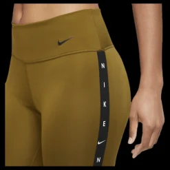 New Nike One Tight 7/8 GRX Taping Black/Green Brun