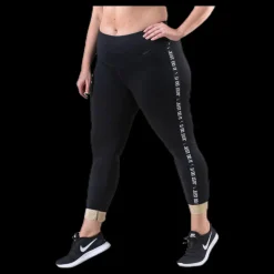 Discount Nike One Tight 7/8 Plus Black Svart