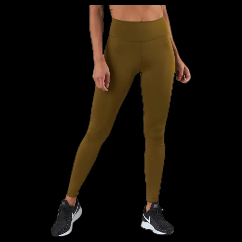 Nike One Tight Black/Green Brun Best