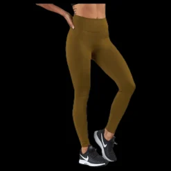 Nike One Tight Black/Green Brun Best