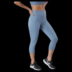Discount Nike One Tight MR Capri 2.0 Grey Grå