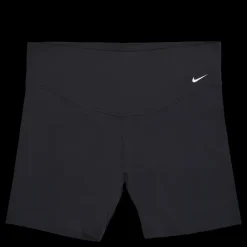 Nike One Women's Mid-Rise 7" Bike Shorts (Plus Size) BLACK/WHITE Svart Best