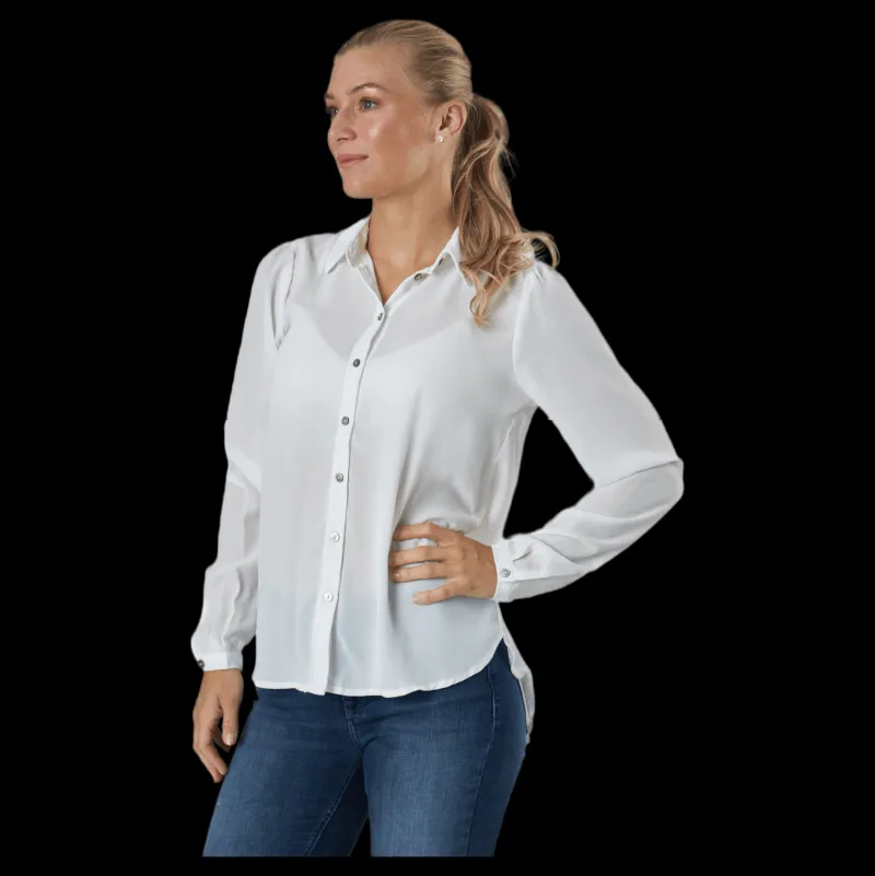 Only Onlcloudy Ls Shirt Wvn Cloud Dancer Vit Discount