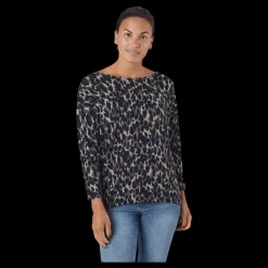 Discount Only Onlelcos 4/5 Aop Top Jrs Noos Taupe Gray Flerfärgad