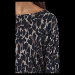 Discount Only Onlelcos 4/5 Aop Top Jrs Noos Taupe Gray Flerfärgad