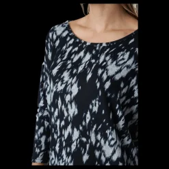 Only Onlelcos 4/5 Aop Top Jrs Noos Black W/graphic Paint 15 Flerfärgad Online