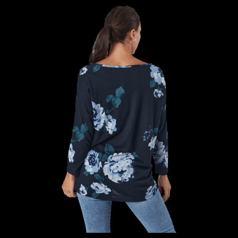 Only Onlelcos 4/5 Aop Top Jrs Noos Black Svart New