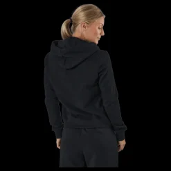 Only Onlfeel Life L/s Zip Hood Swt Black Svart Outlet