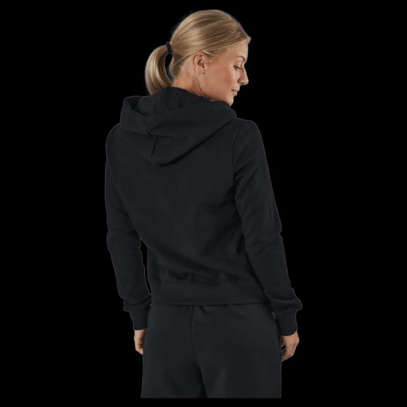 Only Onlfeel Life L/s Zip Hood Swt Black Svart Outlet