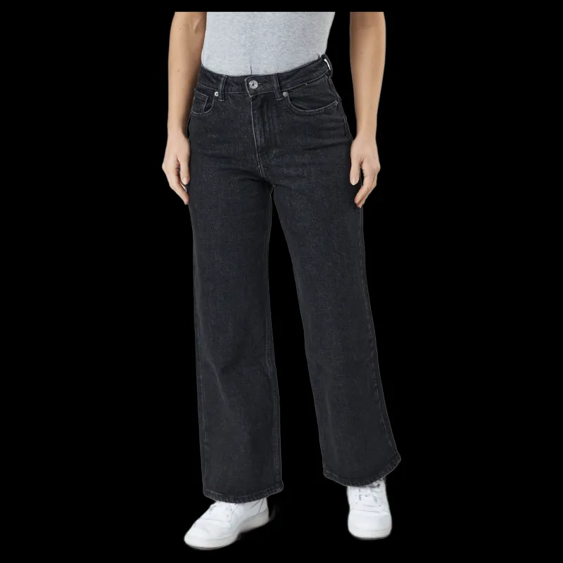 Only Onljuicy Hw Wide Leg Rea244 No Black Denim Svart Online