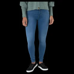 New Only Onlroyal Life Hw Sk Dnm Bj369 Light Medium Blue Denim Blå