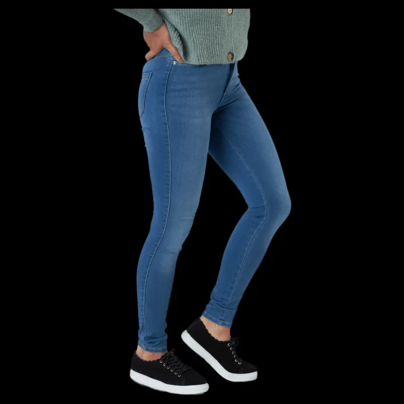 New Only Onlroyal Life Hw Sk Dnm Bj369 Light Medium Blue Denim Blå