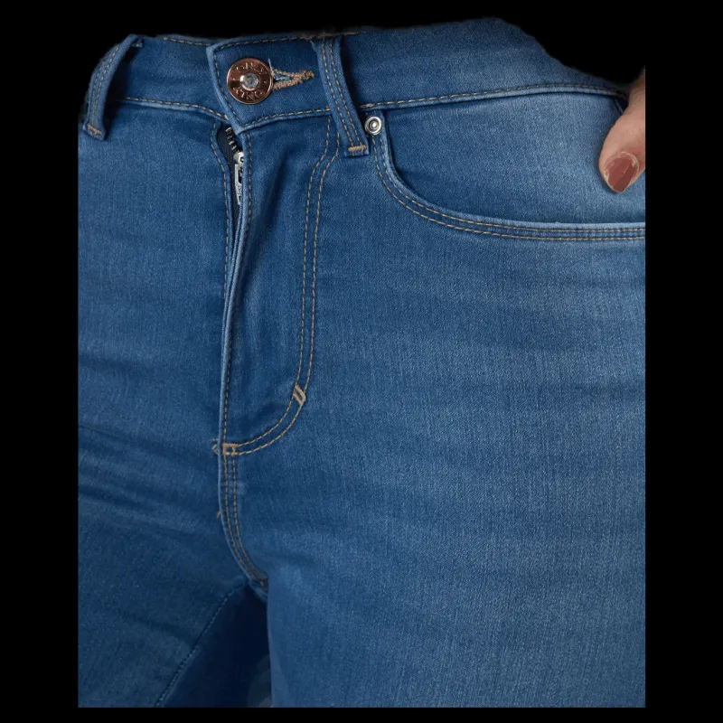 New Only Onlroyal Life Hw Sk Dnm Bj369 Light Medium Blue Denim Blå