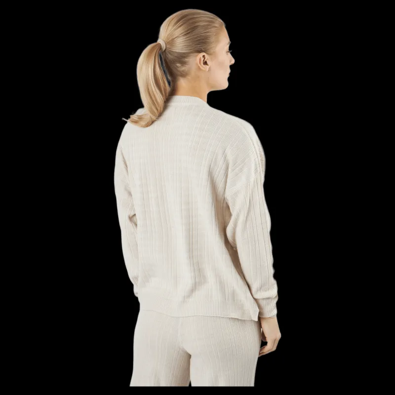 Online Only Onlshelly L/s Pullover Knt Moonbeam Beige