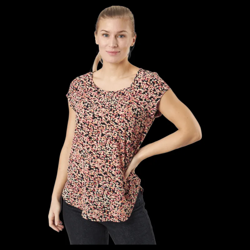 Only Onlvic Ss Aop Top Ptm Black Flerfärgad New
