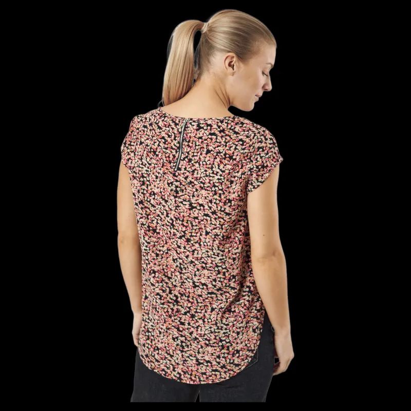 Only Onlvic Ss Aop Top Ptm Black Flerfärgad New