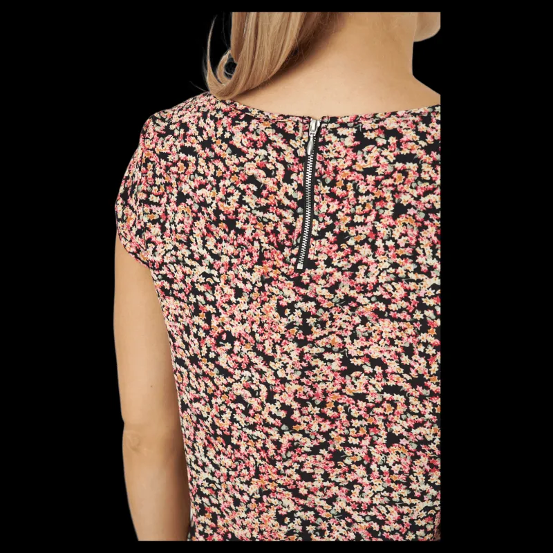Only Onlvic Ss Aop Top Ptm Black Flerfärgad New