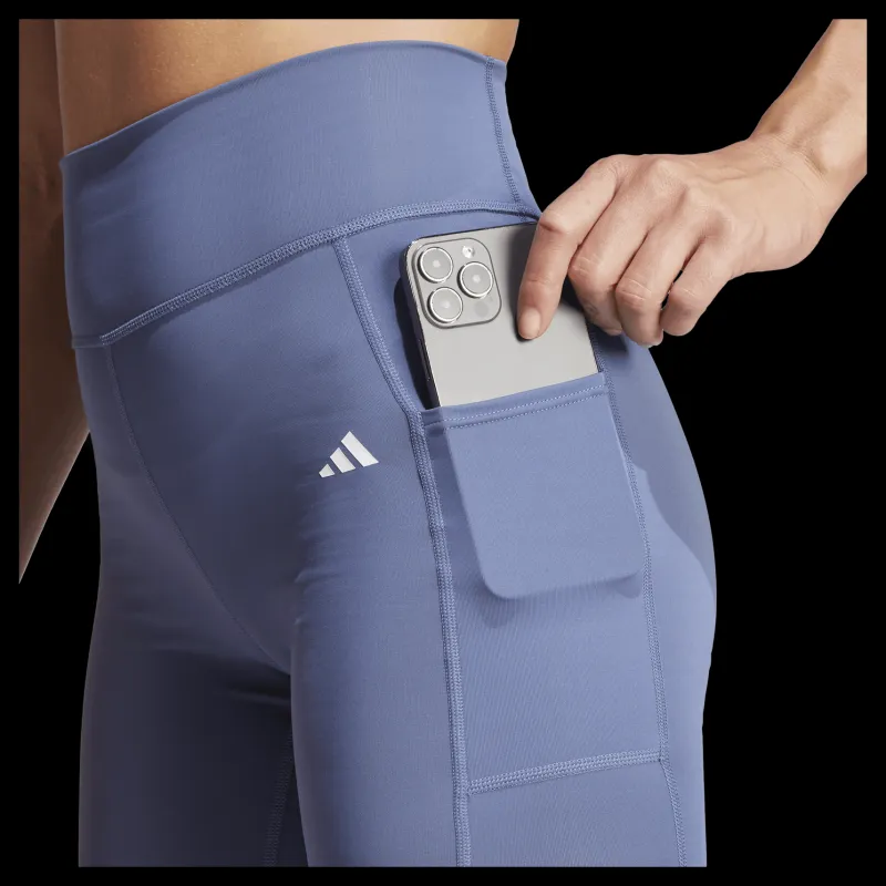 adidas Optime Full-Length Leggings Preloved Ink Blå Sale